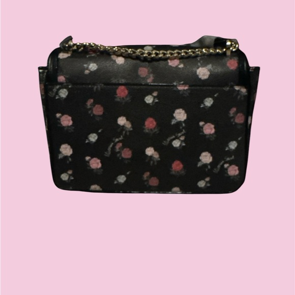 Victoria’s Secret Black Floral Crossbody Bag NEW - Picture 3 of 5